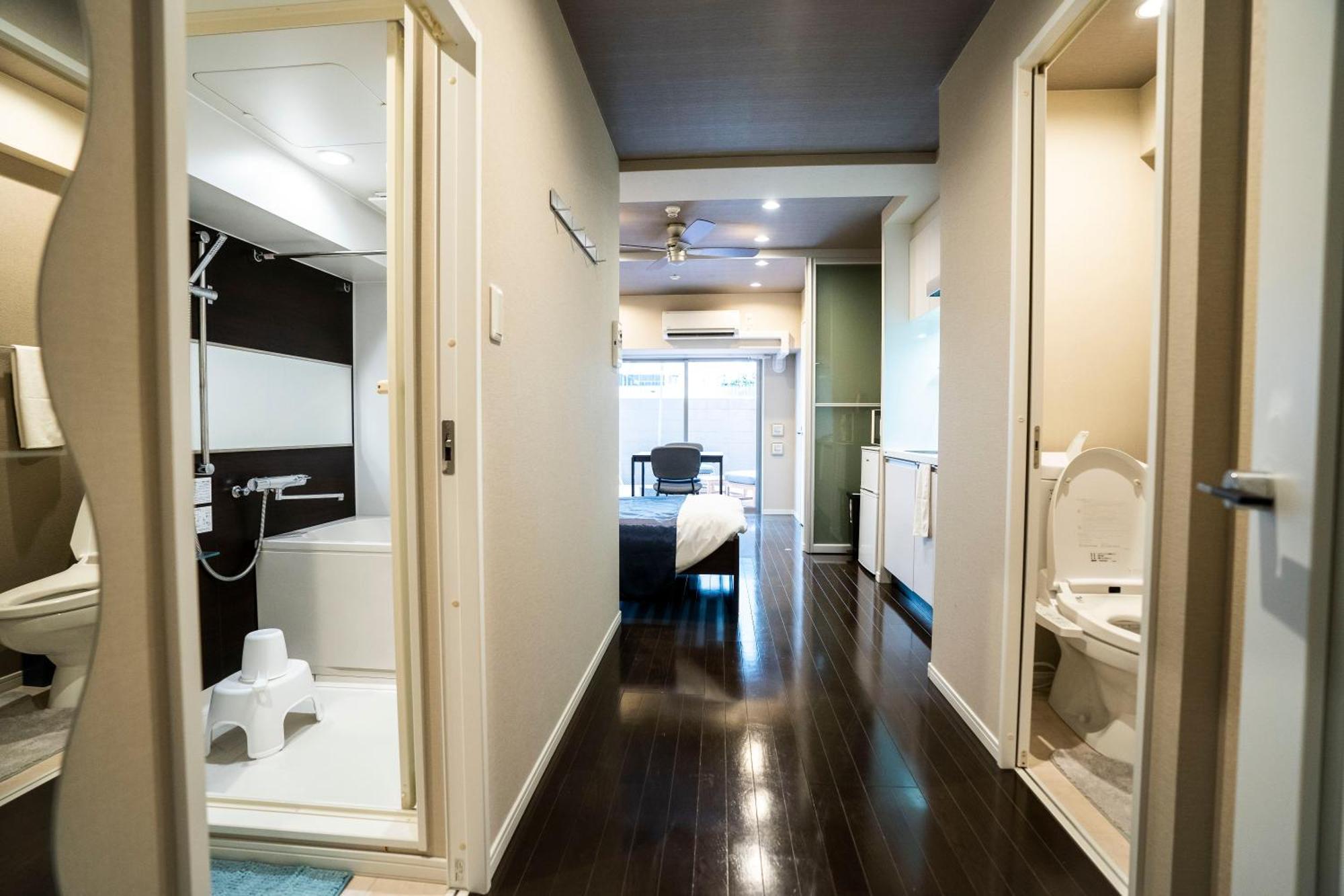 ซากิโมโตะ เรสซิเดนซ์ นัมบะ มินามิ Hotel โอซาก้า ภายนอก รูปภาพ